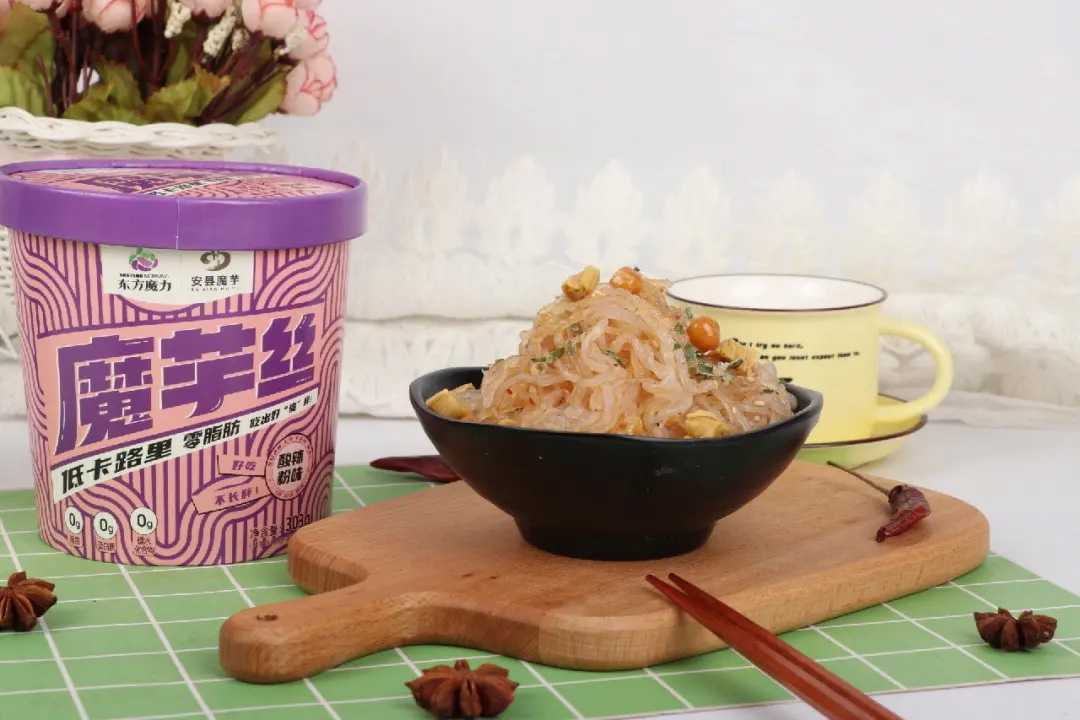 健康美味，一步到位：桶裝魔芋涼面<span style=